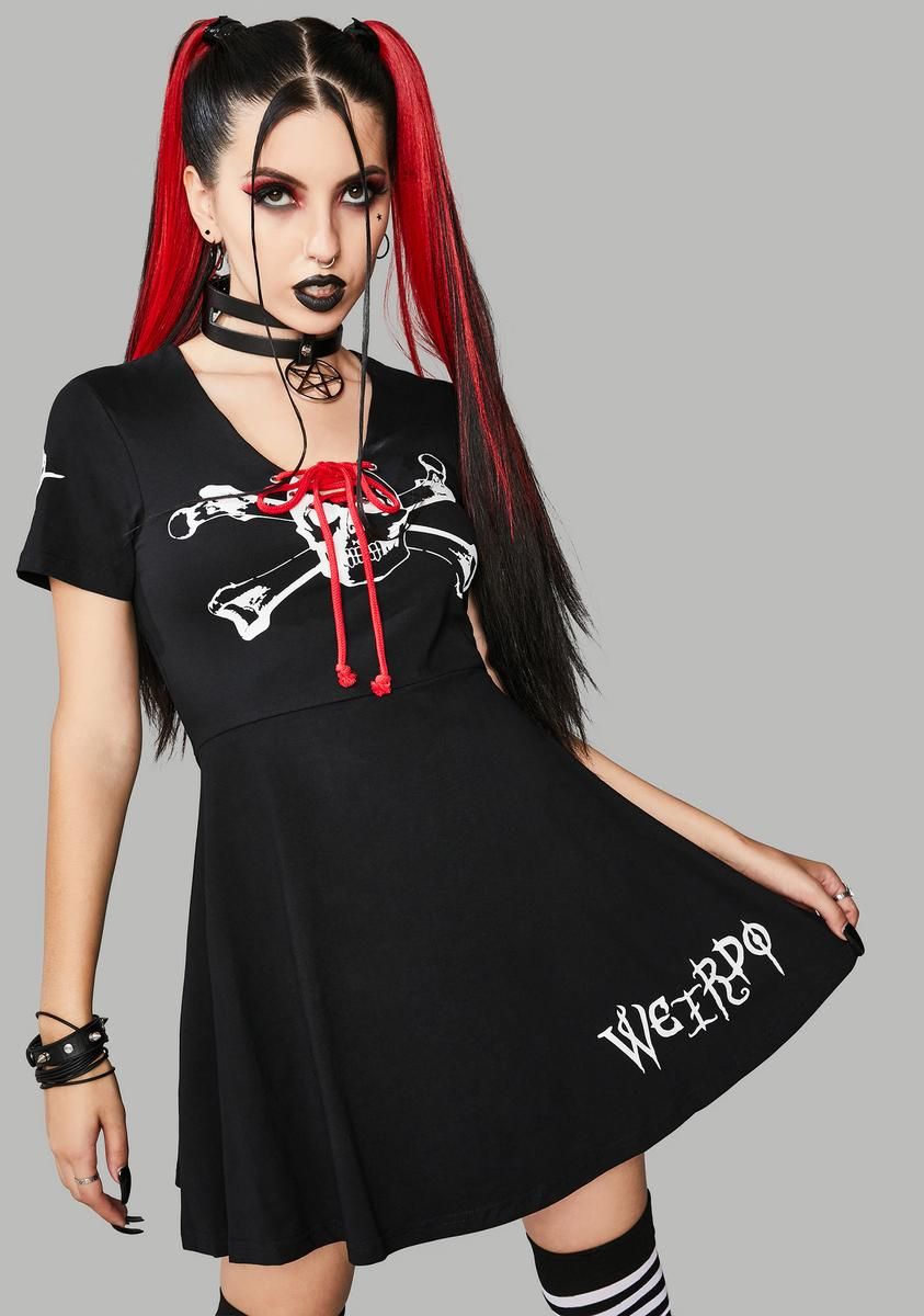 Cruel And Unusual Mini Dress sold by Dolls Kill