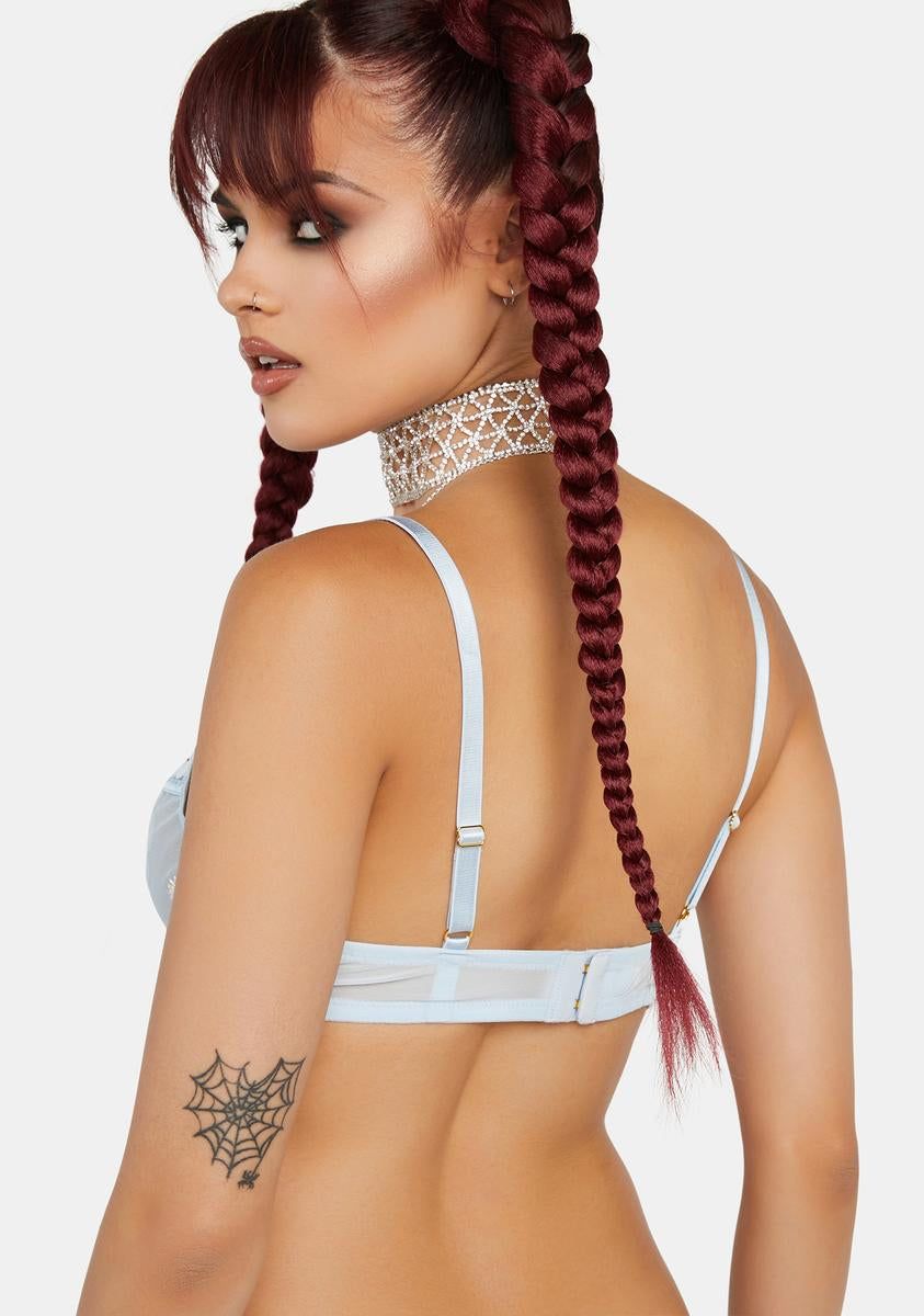 Daisy Embroidered Bra sold by Dolls Kill product image thumbnail 3