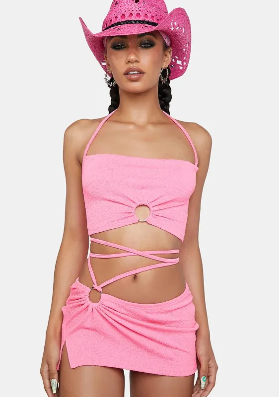 Sweet Rather Be Here Skirt Set sold by Dolls Kill