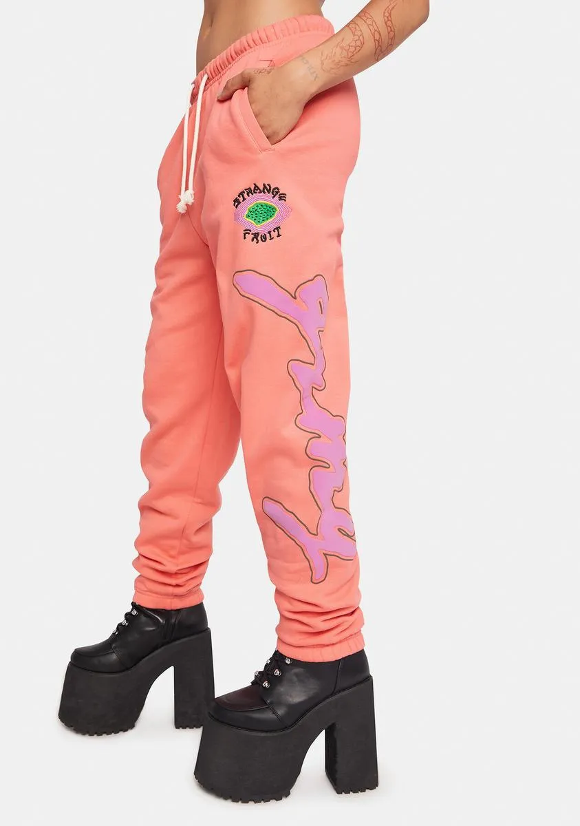 Coral Sweatpants sold by Dolls Kill product image thumbnail 2
