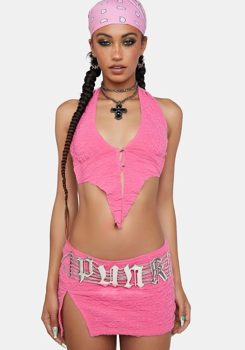 Lady Know Your Worth Skirt Set sold by Dolls Kill