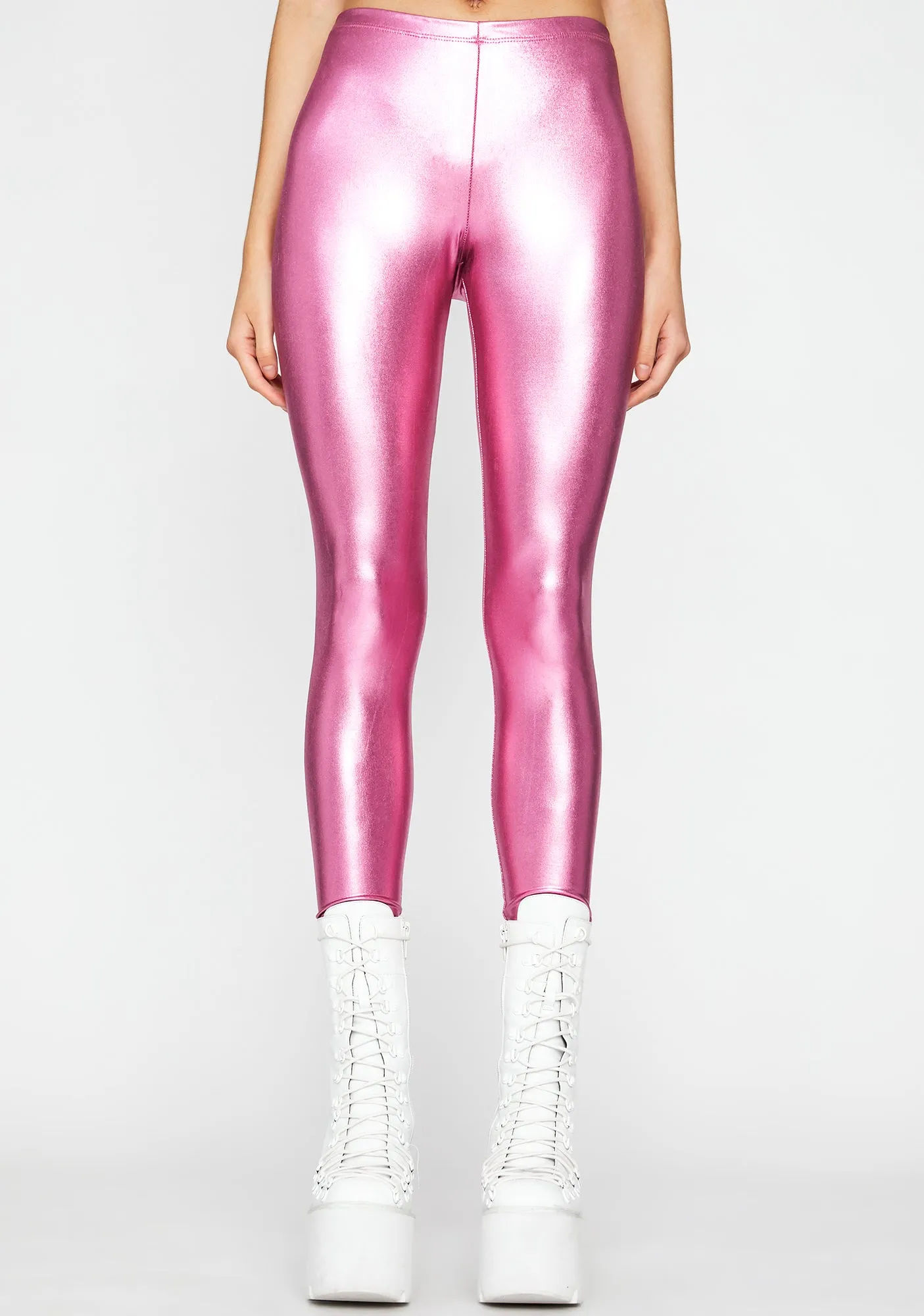 Pixie Cyber Sensation Metallic Leggings sold by Dolls Kill