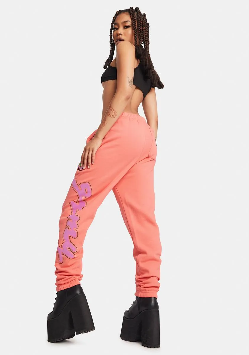 Coral Sweatpants sold by Dolls Kill product image thumbnail 4
