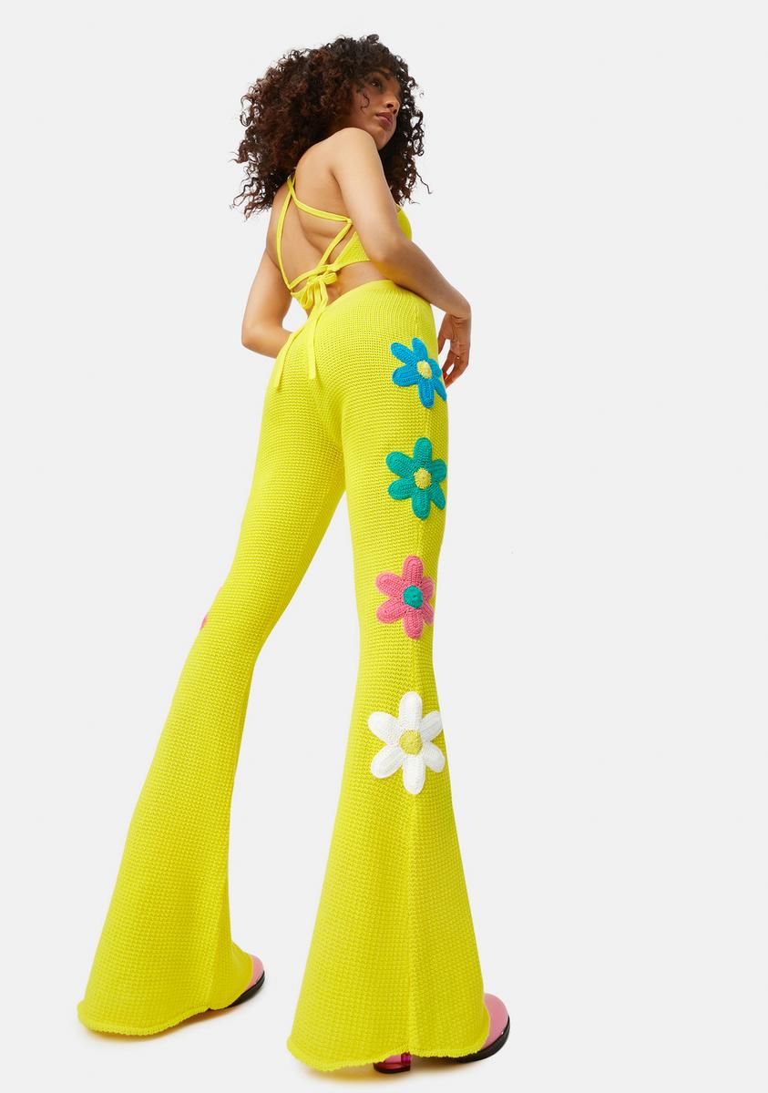 Summer Bummer Babe Daisy Crochet Pants sold by Dolls Kill product image thumbnail 4