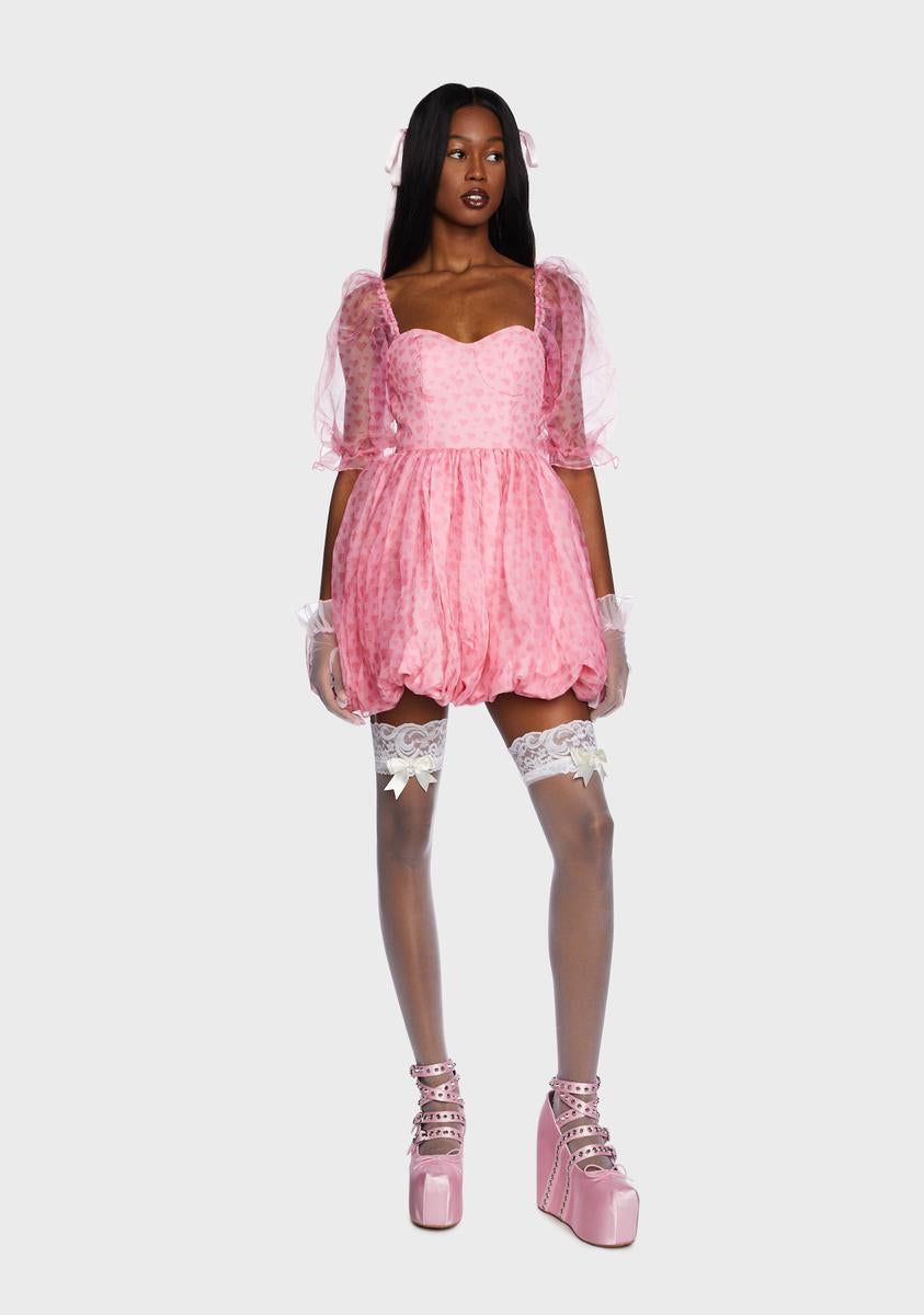 Mon Amour Puffball Mini Dress sold by Dolls Kill product image thumbnail 5