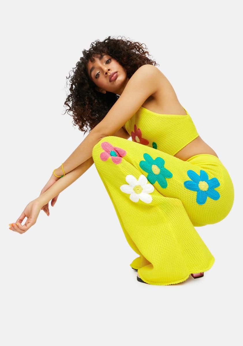 Summer Bummer Babe Daisy Crochet Pants sold by Dolls Kill product image thumbnail 2