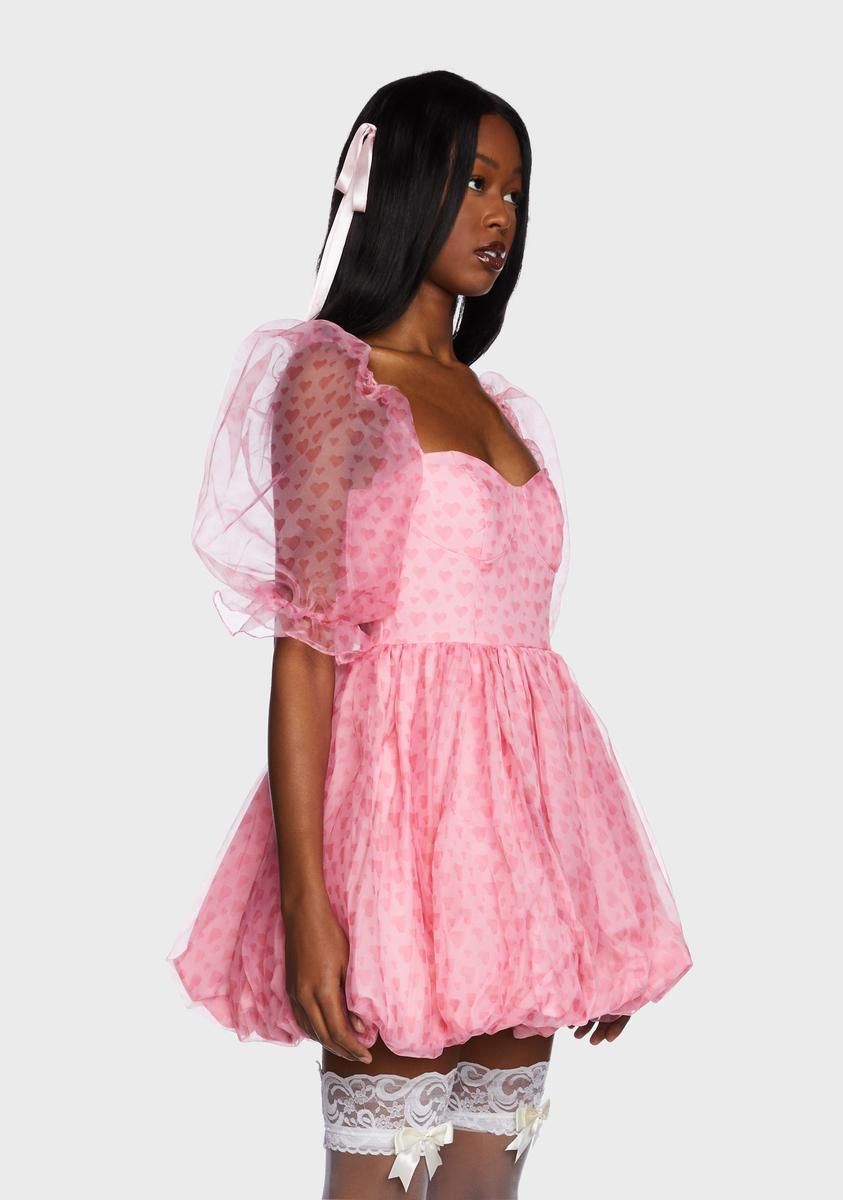 Mon Amour Puffball Mini Dress sold by Dolls Kill product image thumbnail 3