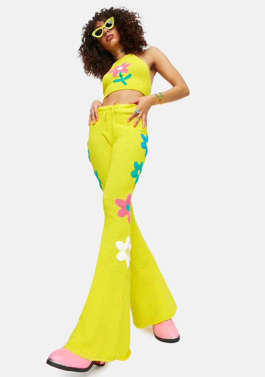 Summer Bummer Babe Daisy Crochet Pants sold by Dolls Kill product image thumbnail 3