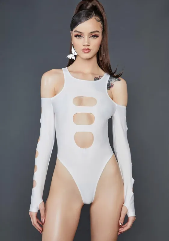 Lose Your Breath Cut-Out Bodysuit sold by Dolls Kill