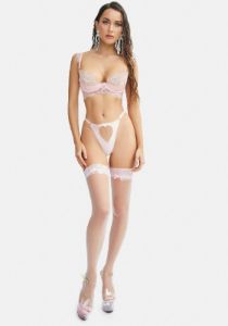 Blush Heart Cutout Panty sold by Dolls Kill