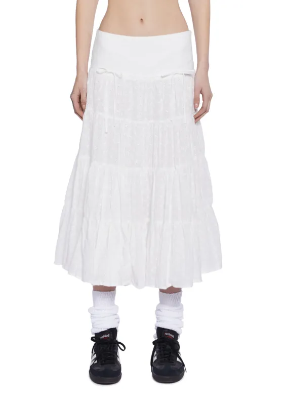 Helena Midi Skirt sold by Dolls Kill