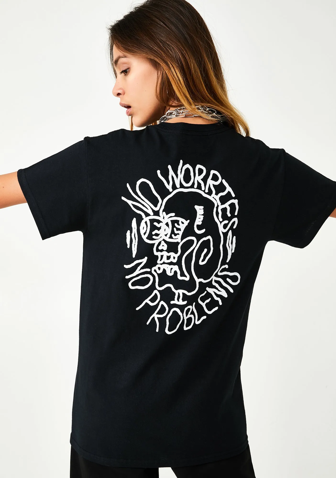 No Worries No Problems Graphic Tee sold by Dolls Kill