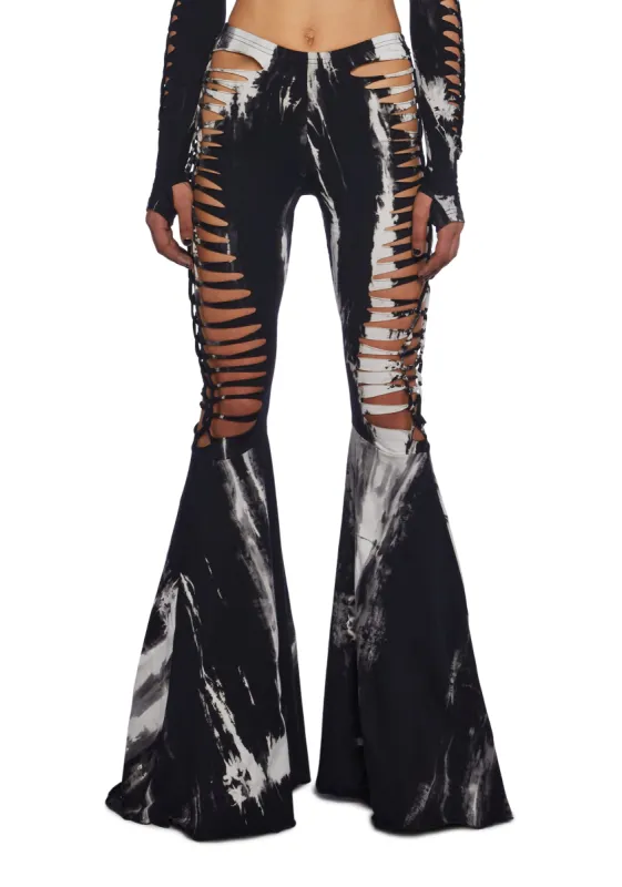 Surreal Mirage Flare Pants sold by Dolls Kill