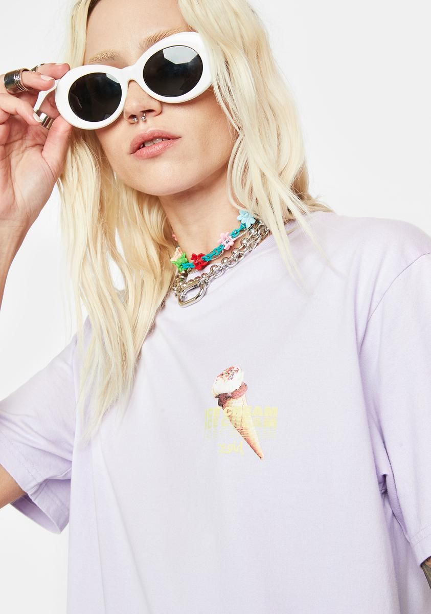Dropped Ice Cream Graphic Tee sold by Dolls Kill product image thumbnail 2