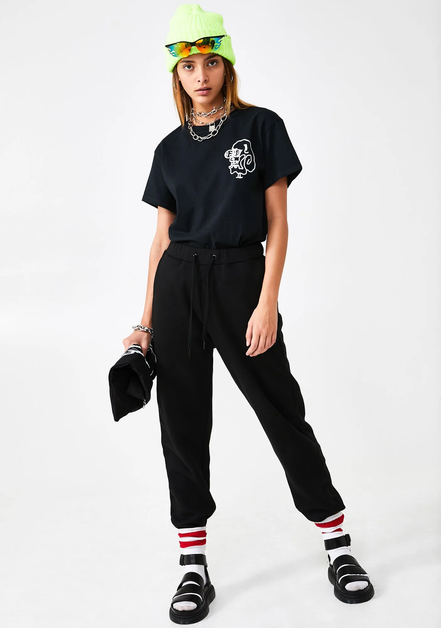 No Worries No Problems Graphic Tee sold by Dolls Kill product image thumbnail 3