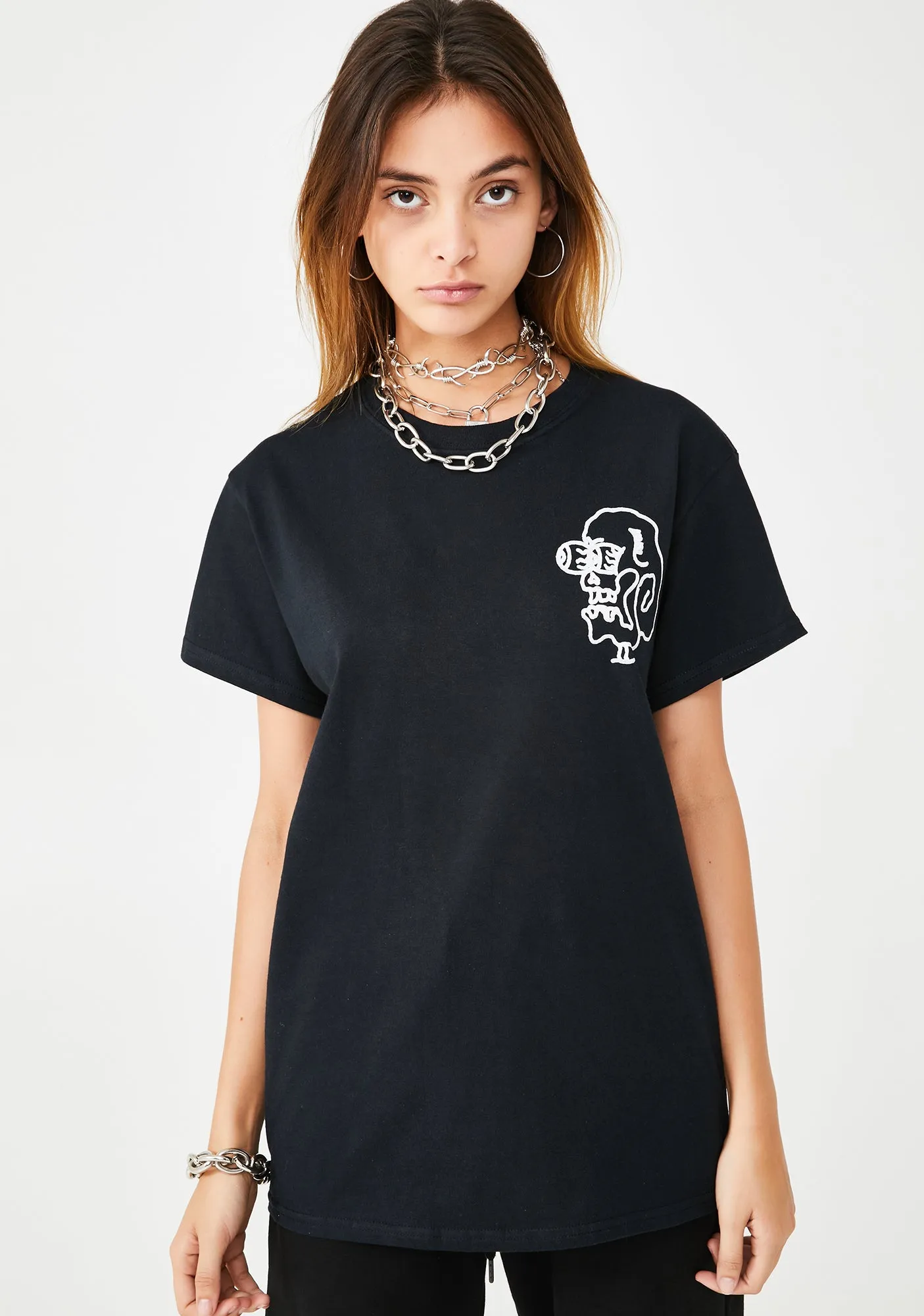 No Worries No Problems Graphic Tee sold by Dolls Kill product image thumbnail 4