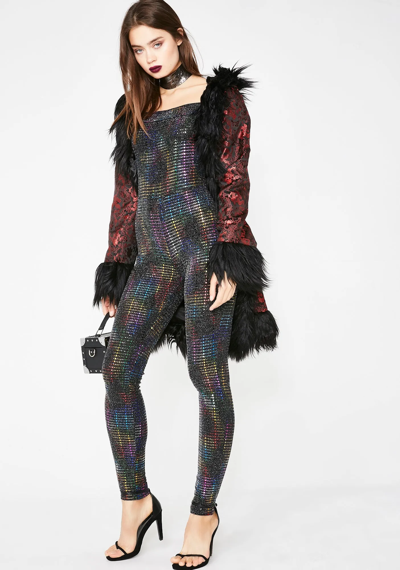 Slay The Nite Away Bodycon Jumpsuit sold by Dolls Kill product image thumbnail 5