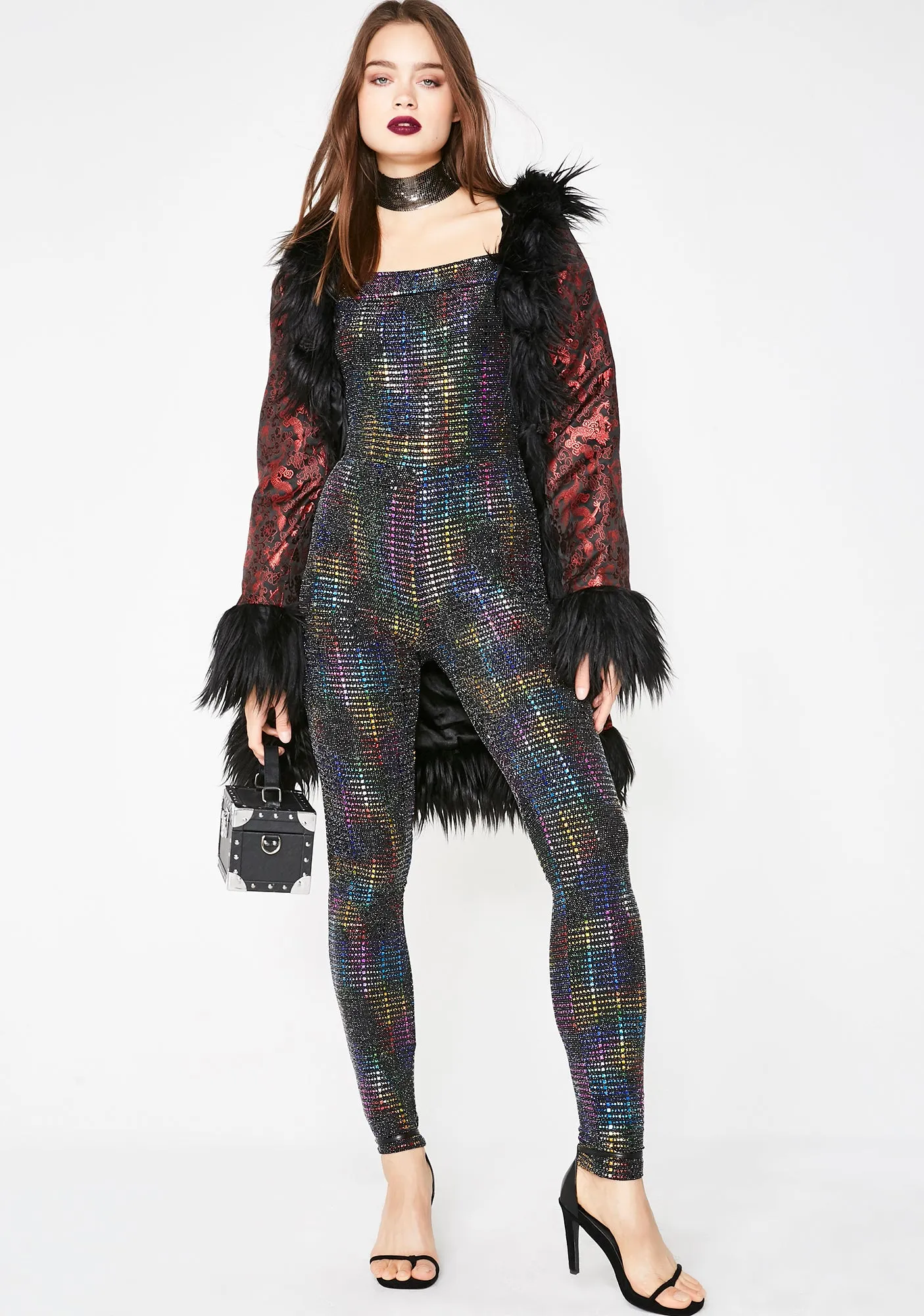 Slay The Nite Away Bodycon Jumpsuit sold by Dolls Kill product image thumbnail 2