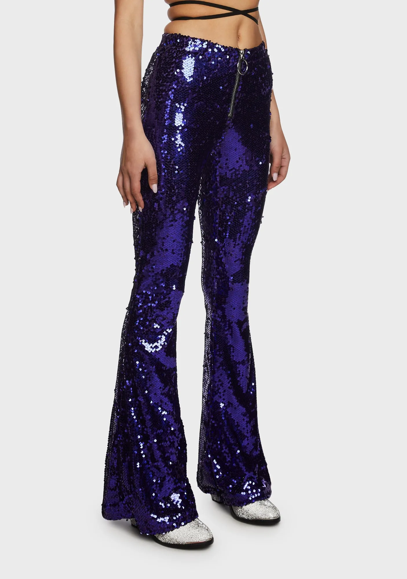 Infinity Dream Sequin Flares sold by Dolls Kill product image thumbnail 2