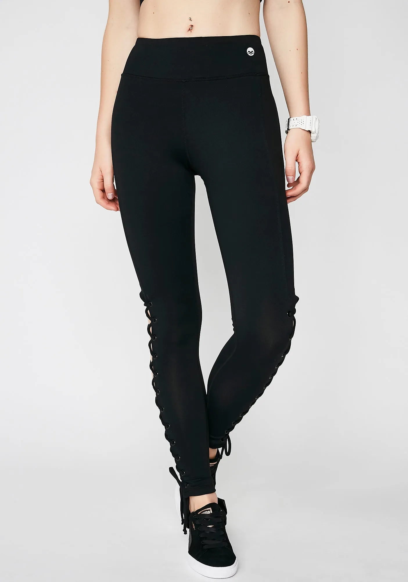 Voguing Vixen Lace-Up Leggings sold by Dolls Kill product image thumbnail 2