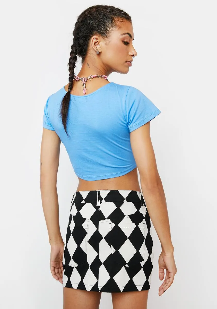 Micro Broomy Mini Skirt sold by Dolls Kill product image thumbnail 4