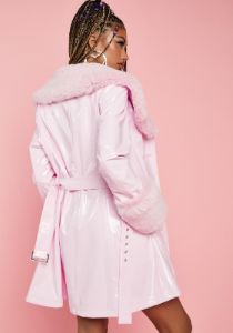 Back In Style Patent Trench Coat sold by Dolls Kill