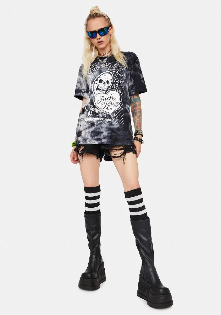 Fuck You Graphic Tee sold by Dolls Kill product image thumbnail 3