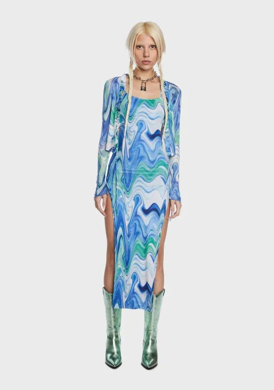 Present Paradise Dress Set sold by Dolls Kill