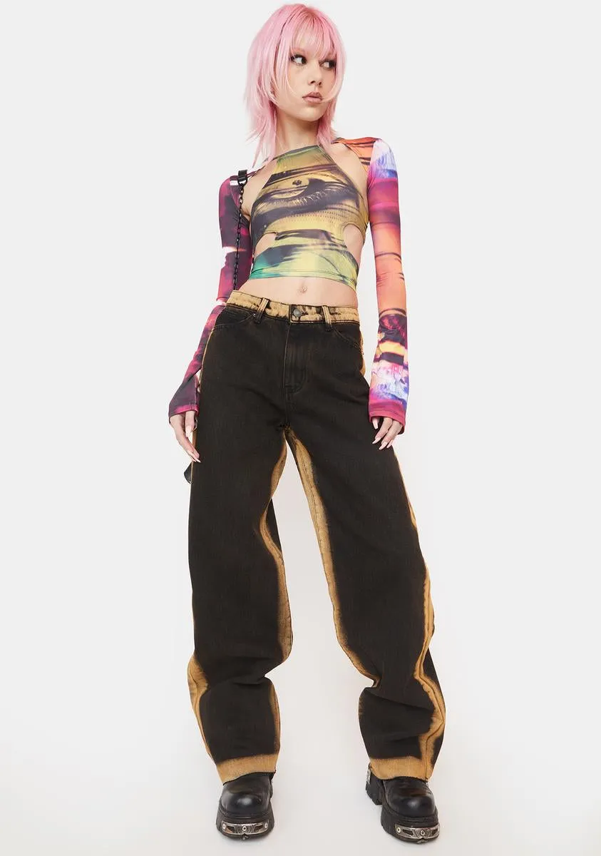 Oracle Eye Print Top sold by Dolls Kill product image thumbnail 4