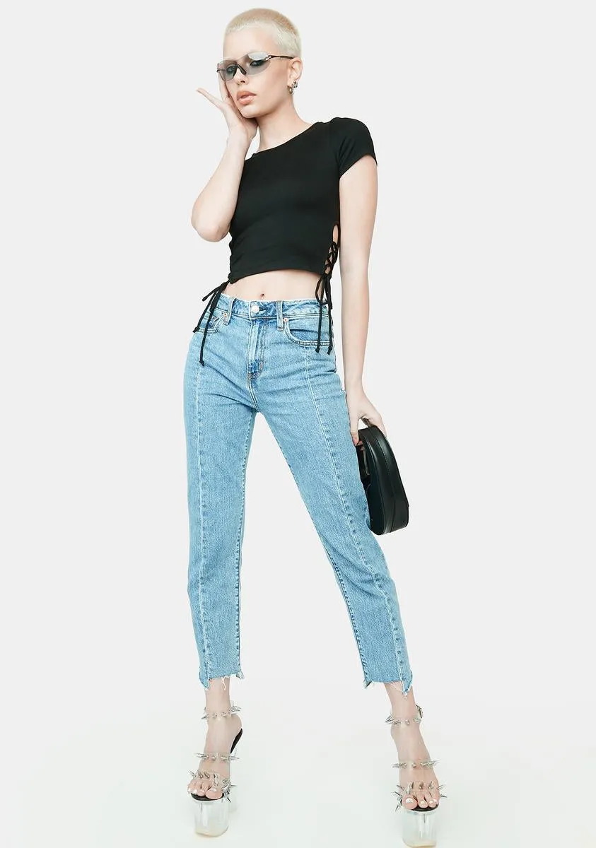 Matter Of Time Lace Up Top sold by Dolls Kill product image thumbnail 3