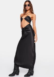 Midnight Moonlit Memories Midi Dress sold by Dolls Kill