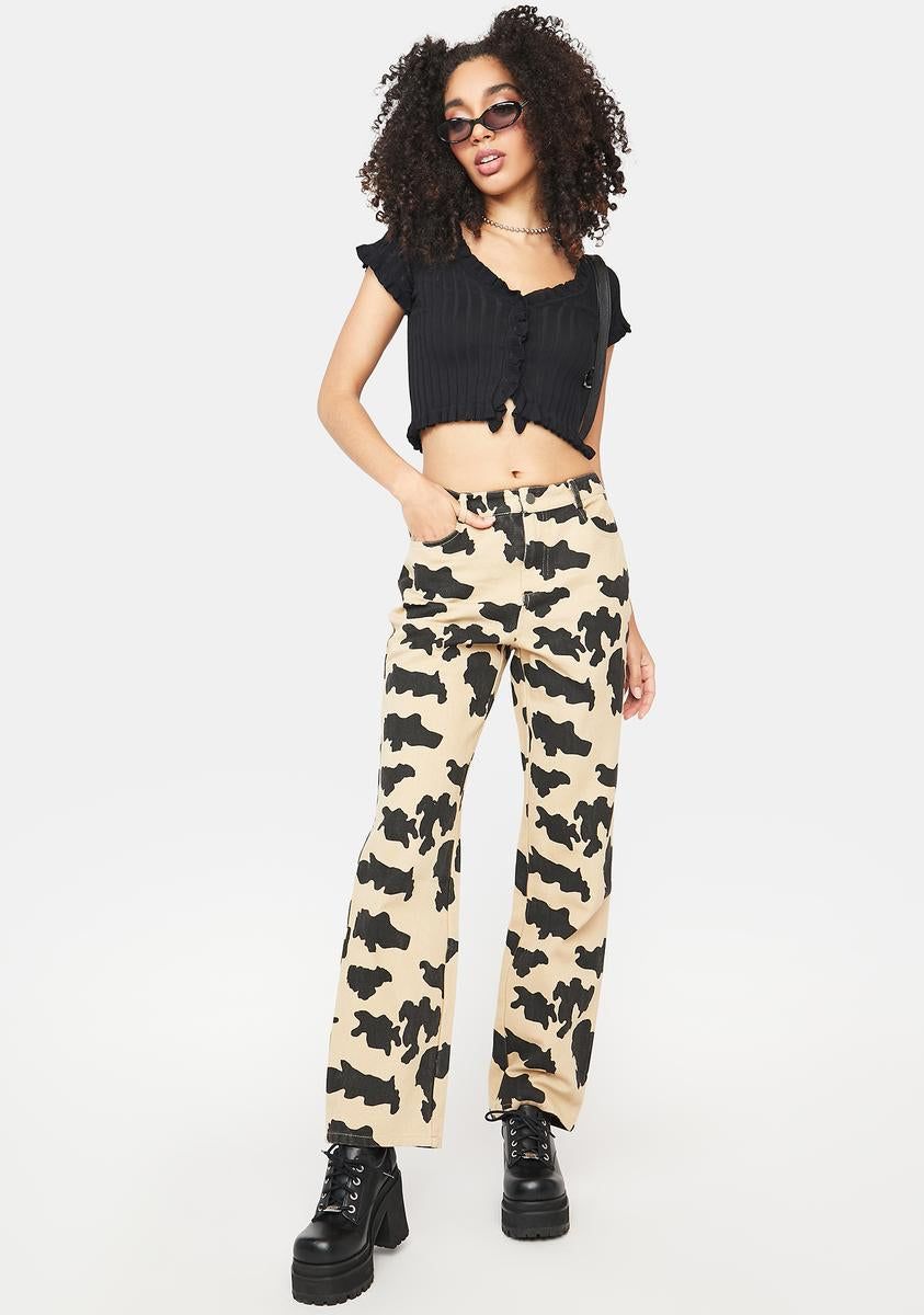 Noir So Refreshing Knit Crop Top sold by Dolls Kill product image thumbnail 4