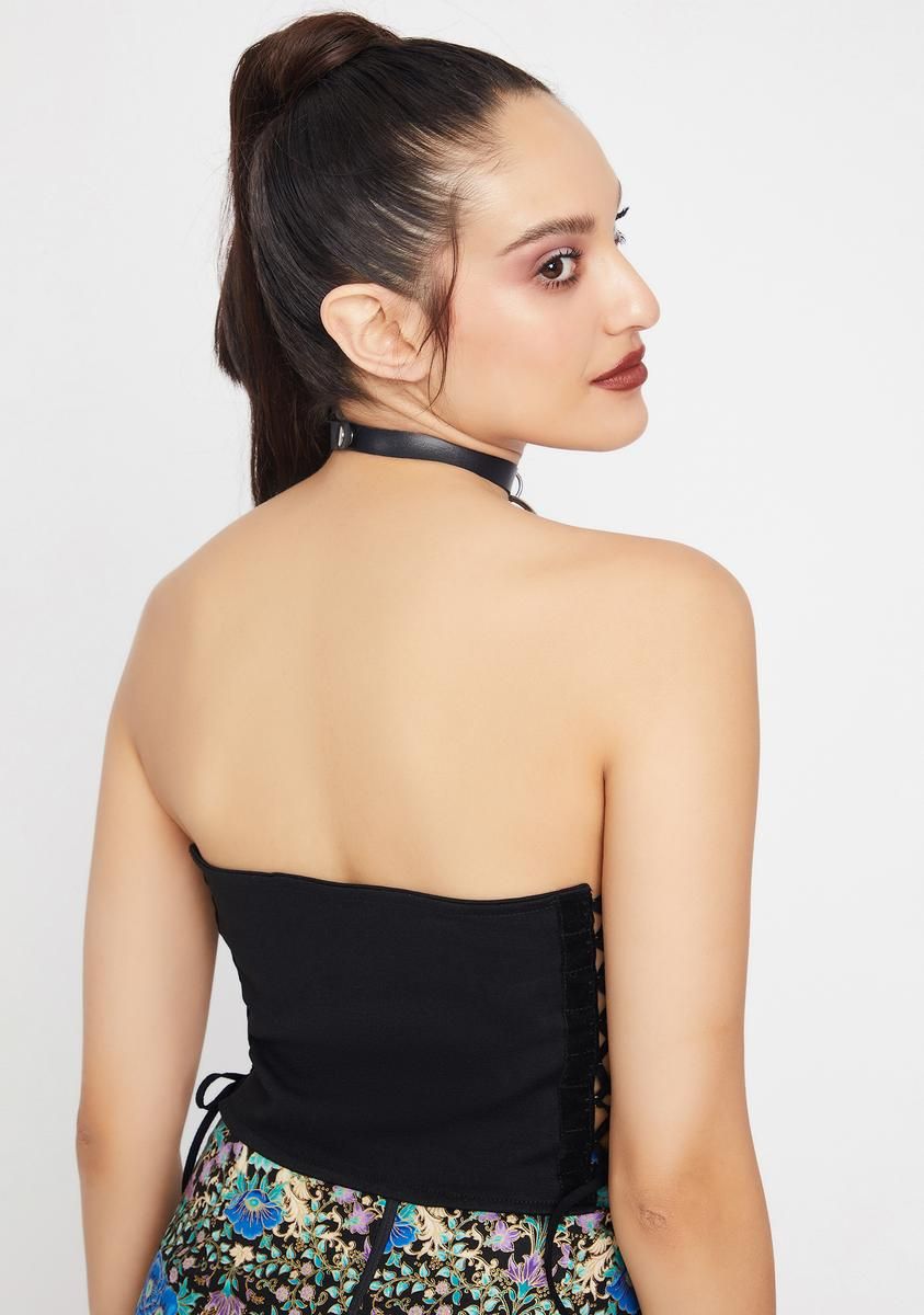 Bridgerton Lace Up Corset Top sold by Dolls Kill product image thumbnail 4