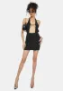 Leveled Up Slinky Halter Mini Dress sold by Dolls Kill