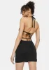 Leveled Up Slinky Halter Mini Dress sold by Dolls Kill