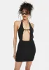 Leveled Up Slinky Halter Mini Dress sold by Dolls Kill