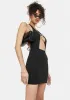 Leveled Up Slinky Halter Mini Dress sold by Dolls Kill