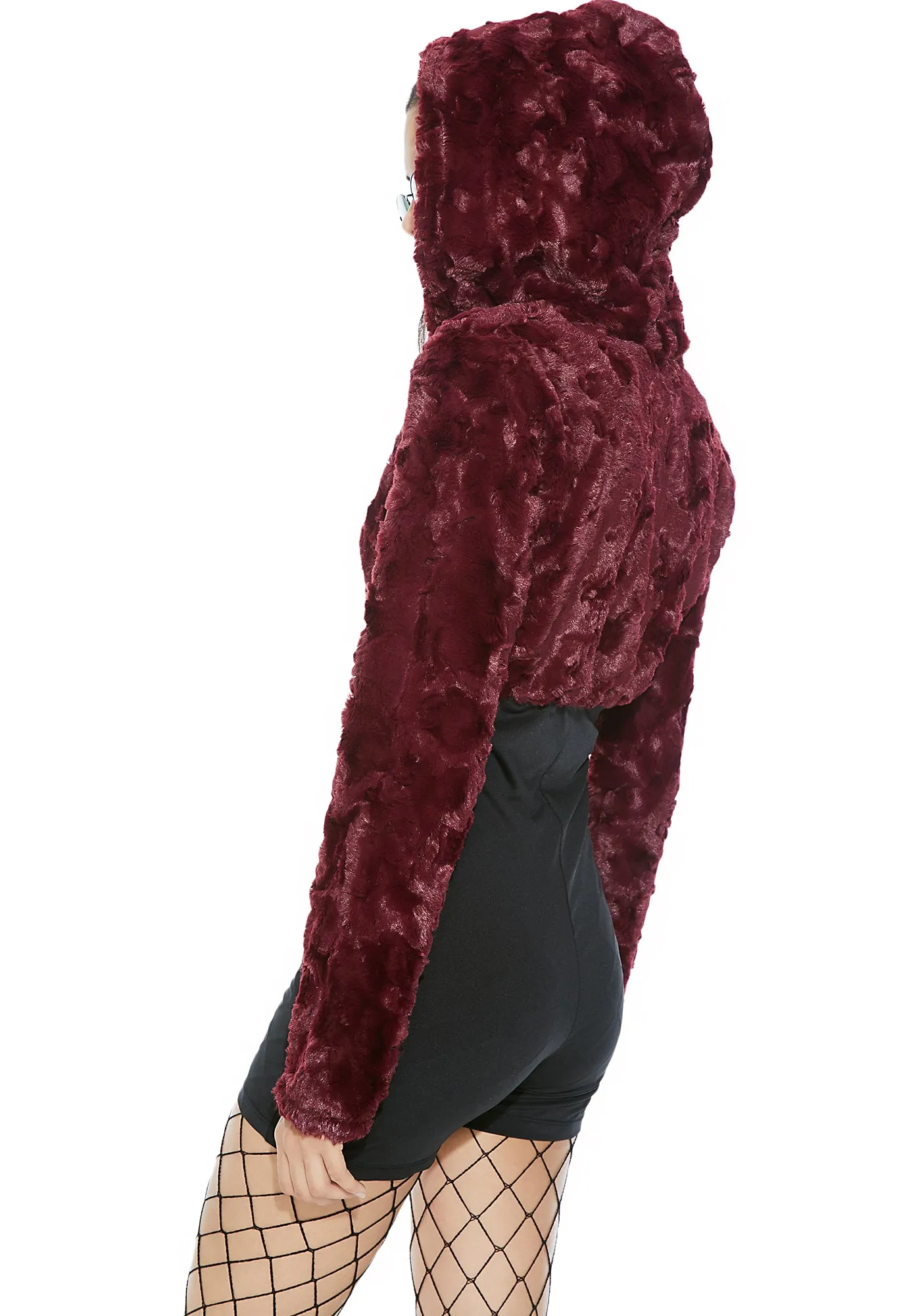 Cuddle Partner Fuzzy Jumpsuit sold by Dolls Kill product image thumbnail 3