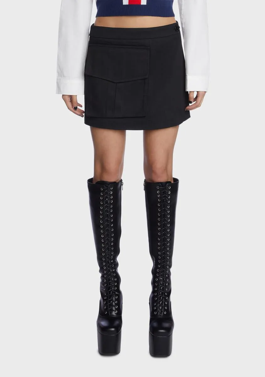 Sophisticated Sass Mini Skirt sold by Dolls Kill