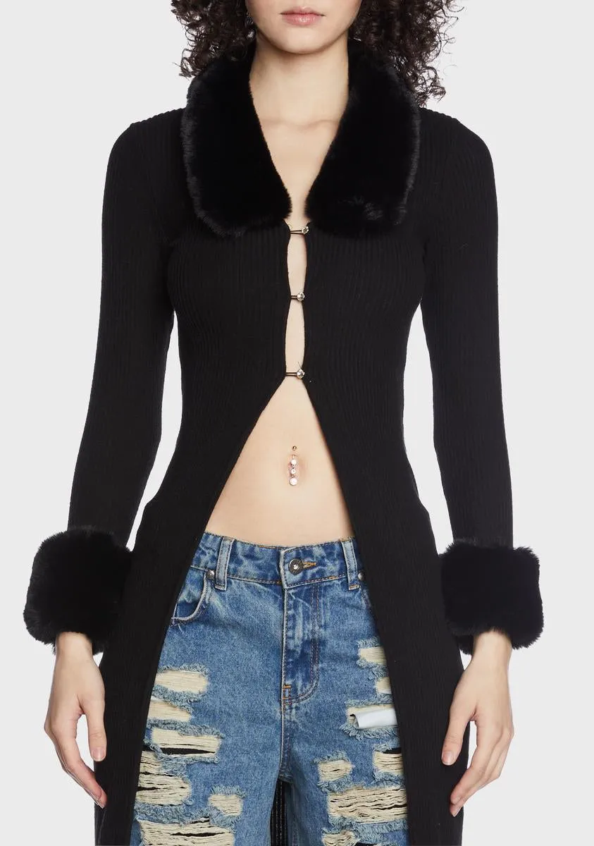 Brush It Off Knit Cardigan sold by Dolls Kill product image thumbnail 2