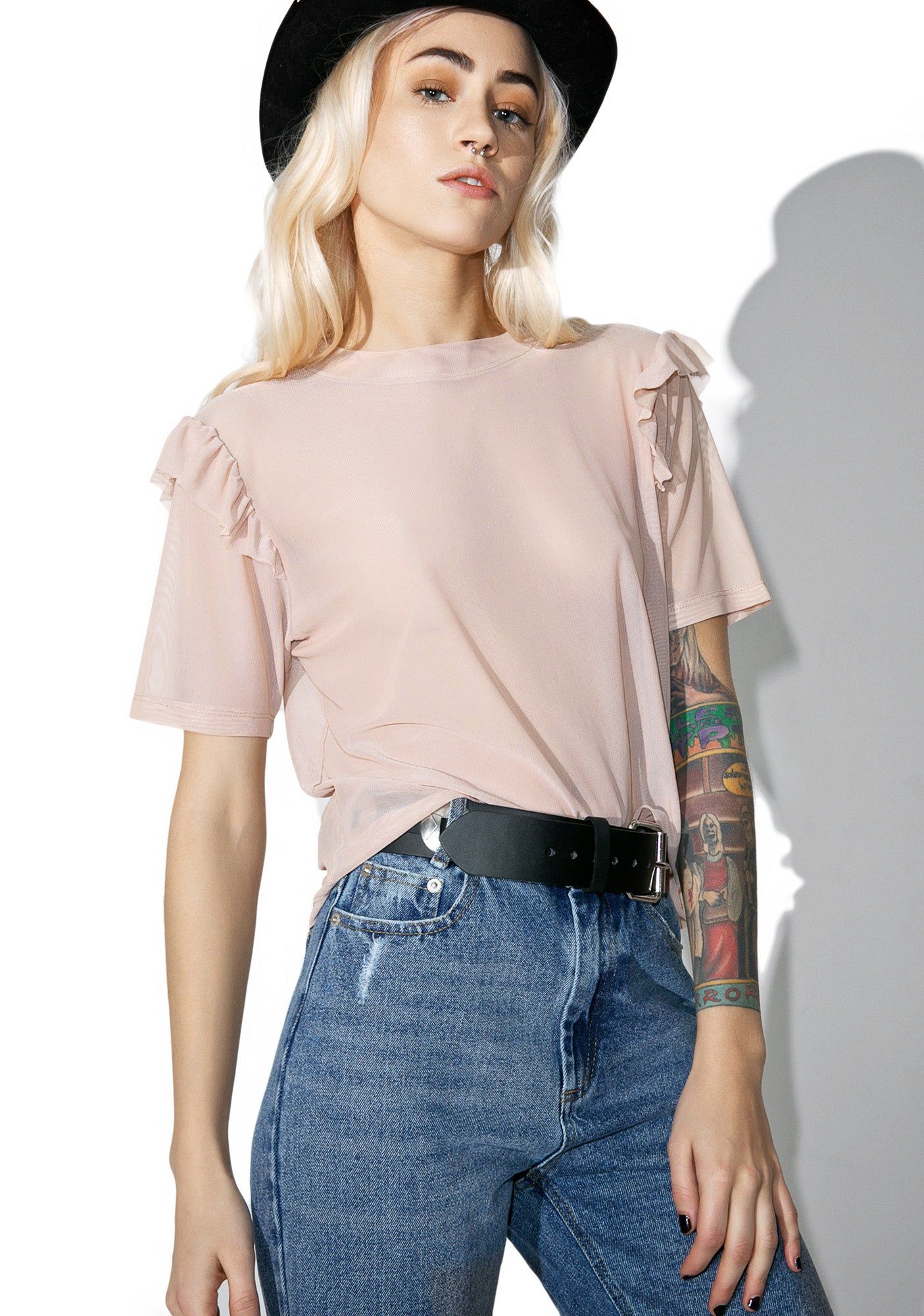 Light Prayer Crop Top sold by Dolls Kill