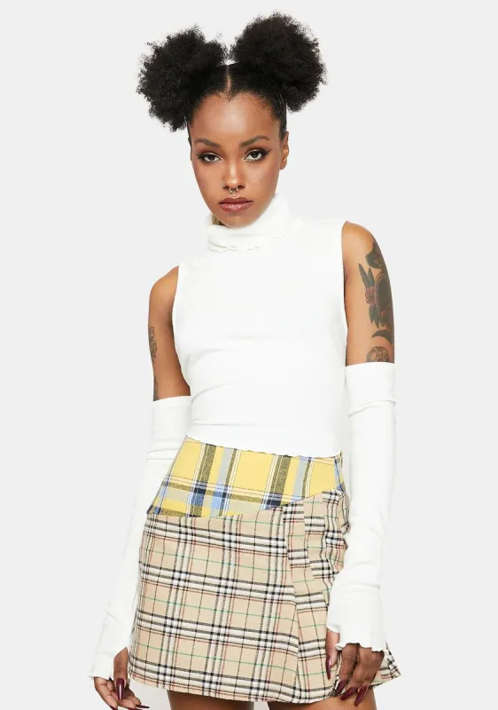 Be Ready Turtleneck Crop Tank sold by Dolls Kill