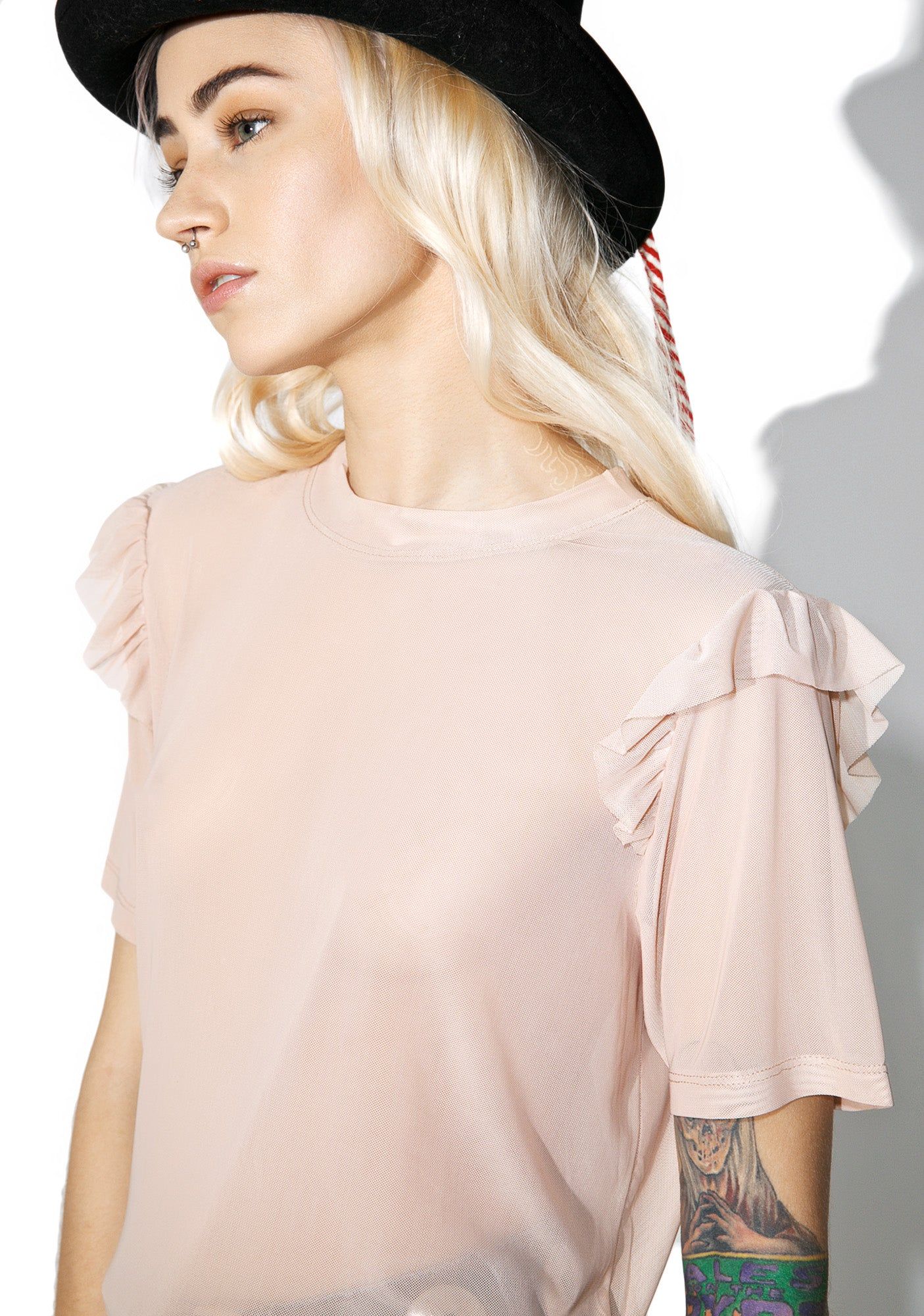 Light Prayer Crop Top sold by Dolls Kill product image thumbnail 2