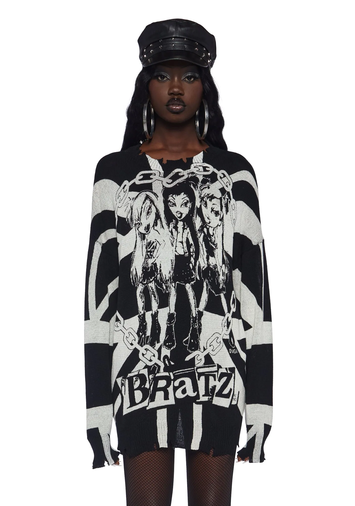Pretty Posse Oversized Sweater sold by Dolls Kill