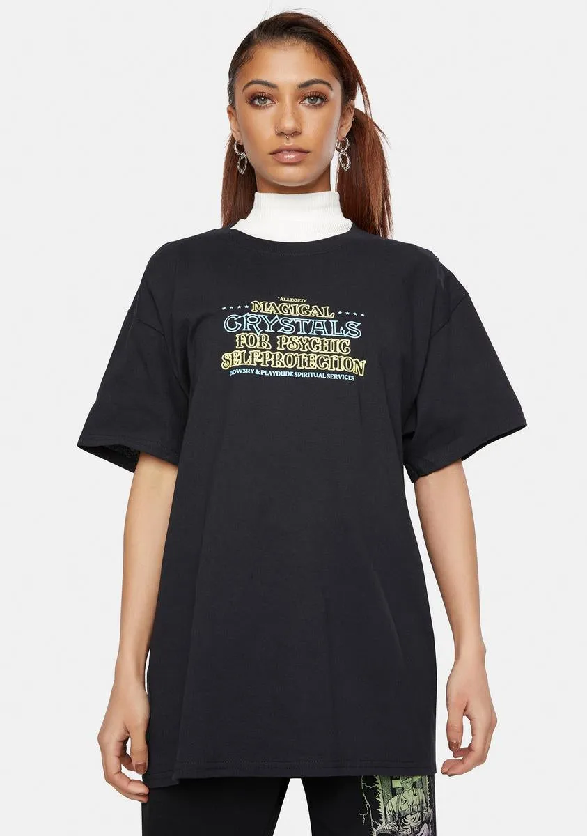 X Playdude Crystal Graphic Tee sold by Dolls Kill product image thumbnail 2