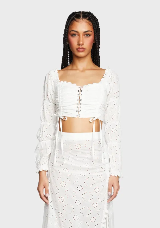 Chill Connection Long Sleeve Top sold by Dolls Kill