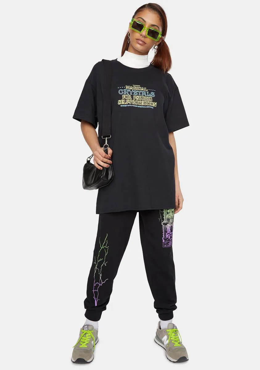 X Playdude Crystal Graphic Tee sold by Dolls Kill product image thumbnail 4