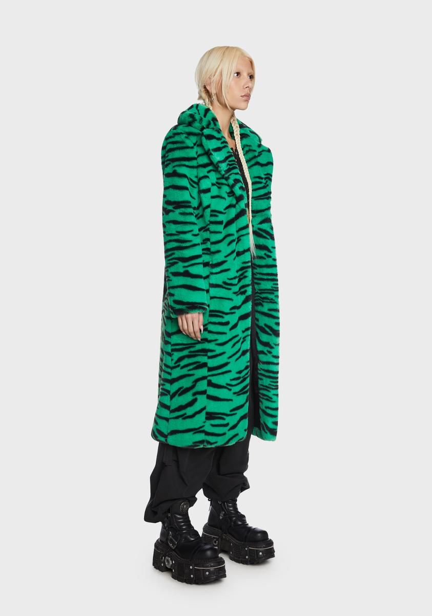 Tiger Kai Faux Fur Coat sold by Dolls Kill product image thumbnail 2