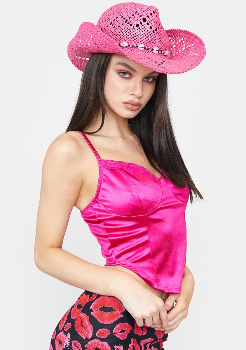 Diva That's My Cue Satin Crop Top sold by Dolls Kill product image thumbnail 2