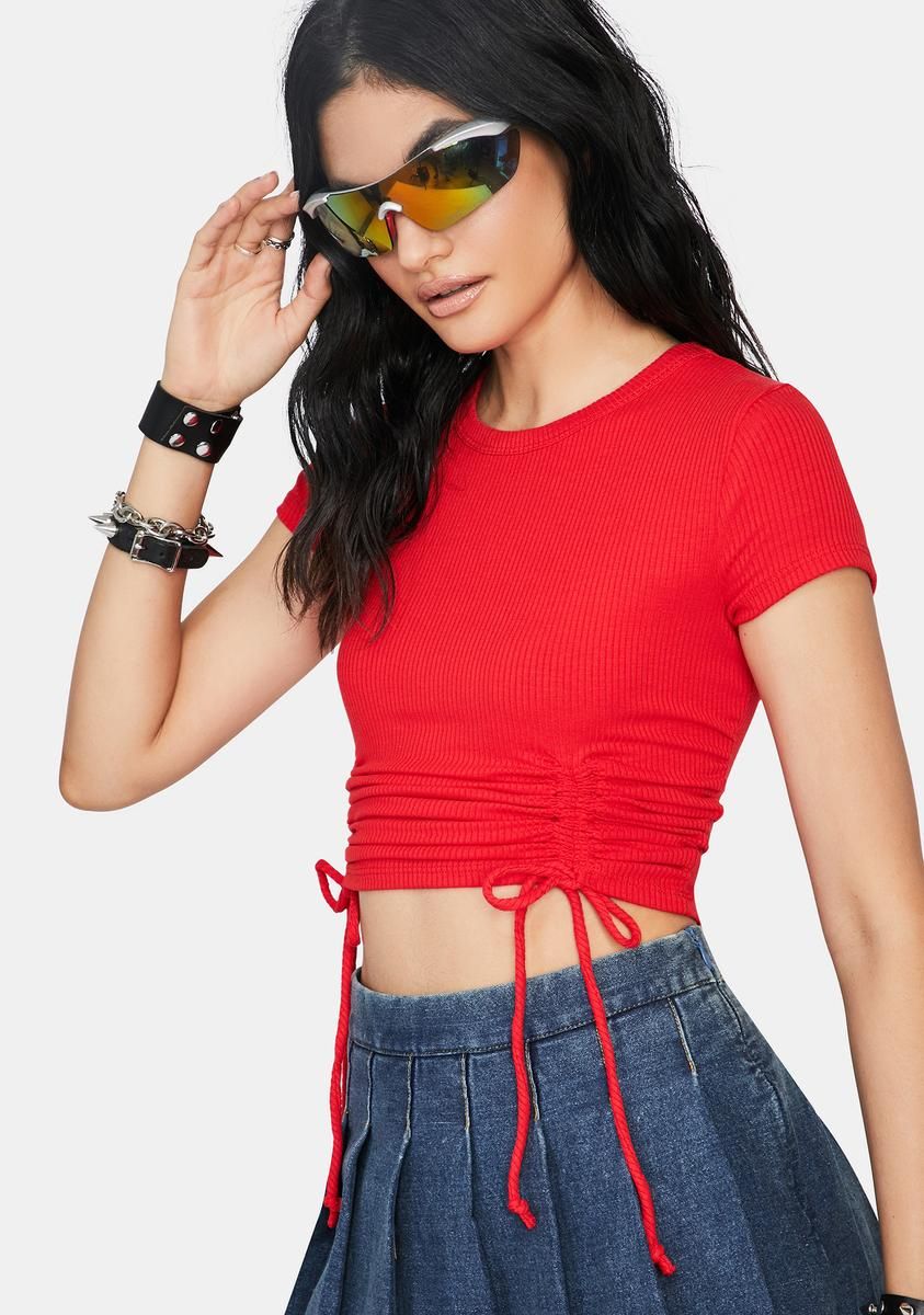 Lit Hidden Anecdote Crop Top sold by Dolls Kill product image thumbnail 2